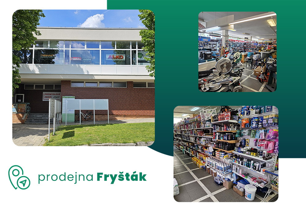 prodejna ASEP Fryšták